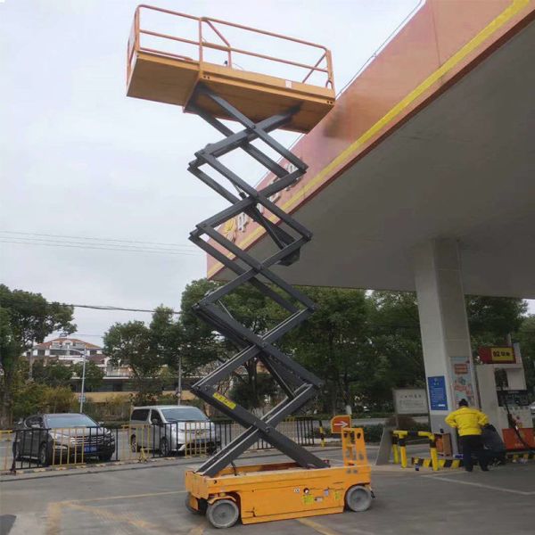 10m 12m Full Electric Scissor Lift Aerial Work Platform With 320kg Load Capacity