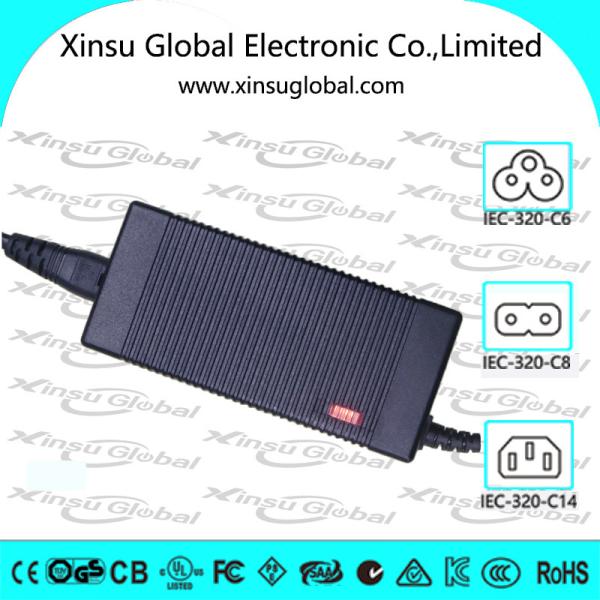 Best selling portable 12.6V 5A lithium ion battery charger with UL cUL CE GS SAA .etc