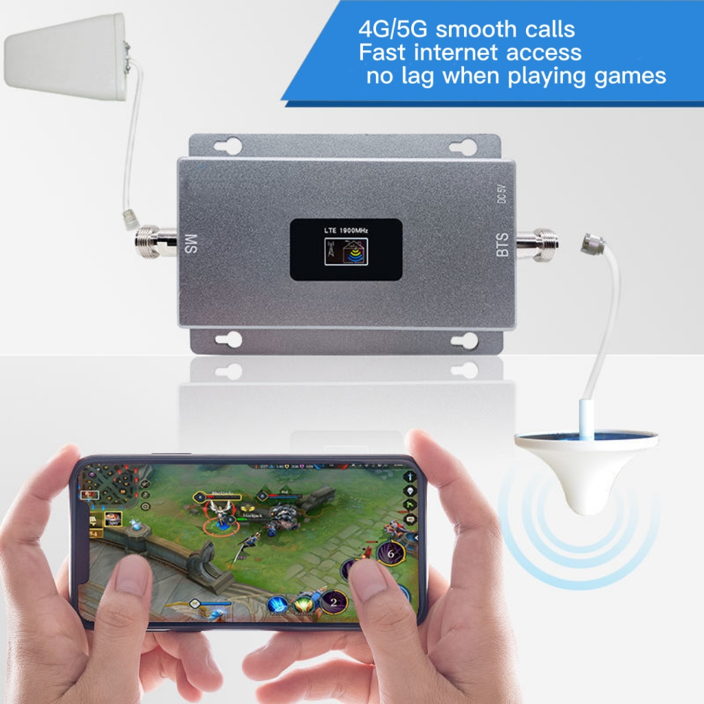 GSM900mhz DCS1800mhz 2100mhz Network Booster 5W Output 90dB Gain
