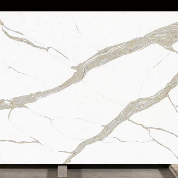 93% Natural Quartz Powder 7% Resin Artificial Quartz Stone Slab 20mm