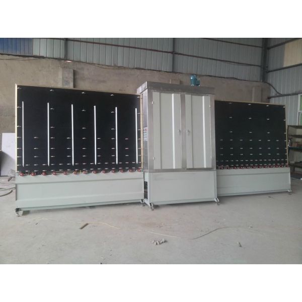 La lavadora de cristal vertical automatizada con el Special cepilla electrostático pintado