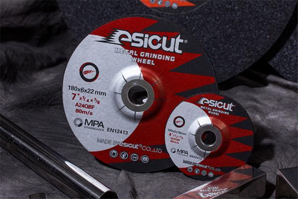roda de lustro do abrasivo de 180X6X22mm disco de moedura de 7 polegadas para de aço inoxidável