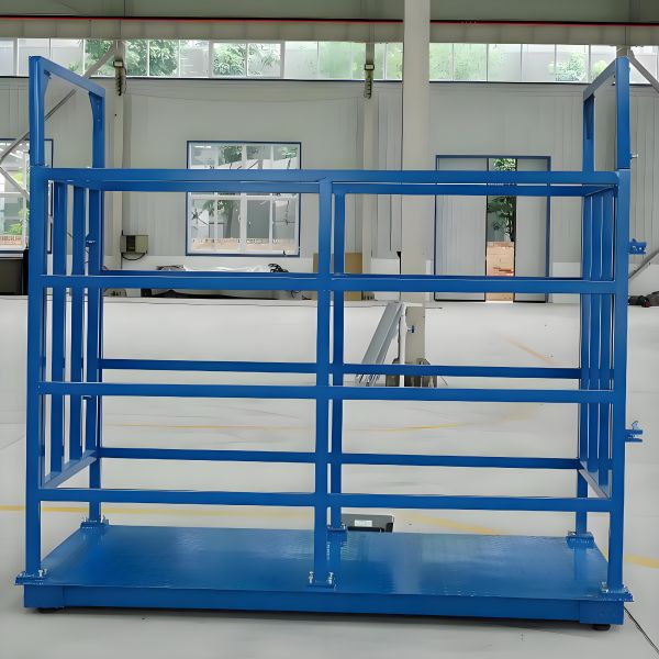 Breeding Farms Textured Panel 2000kg Carbon Steel Animal Livestock Scale with 500g Accuracy and OEM ODM Supported