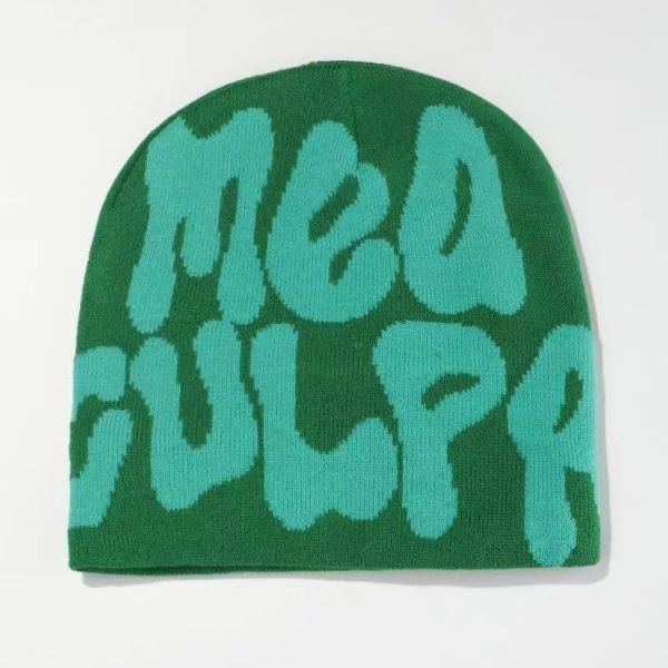 Dome Style 100% Acrylic Jacquard Winter Custom Woven Pom Pom Beanie Hat for Cold Days