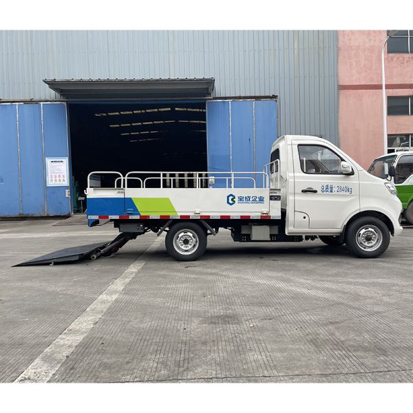 New Energy Container Garbage Bin Truck Small Pure Electric High Efficiency