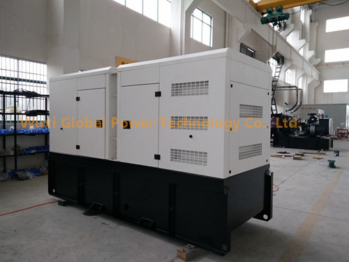 500 KVA Global Power Generator Set Perkins 6 Sylinder Water - Cooled Engine