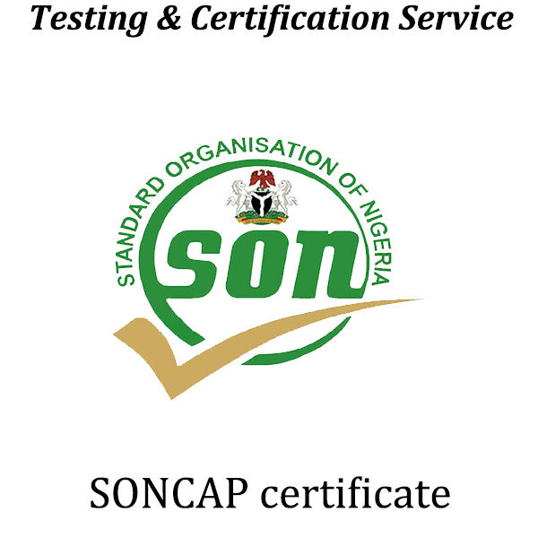 Продукт SONCAP Сертификат Испытание Сертификат
