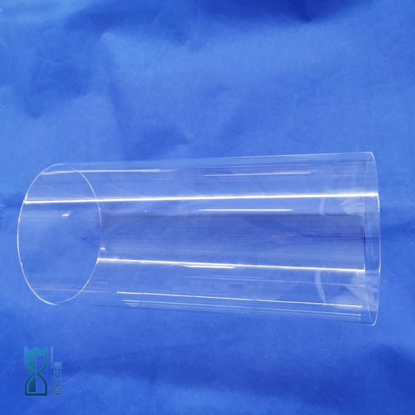 O cilindro resistente ao calor do vidro de quartzo fundiu os tubos de quartzo transparente de silicone