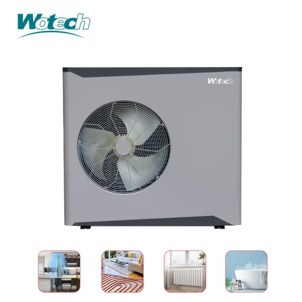 Wotech 220V 15kw Air To Water Heat Pump Monoblock R290 Euro Standard DHW Heat Pump