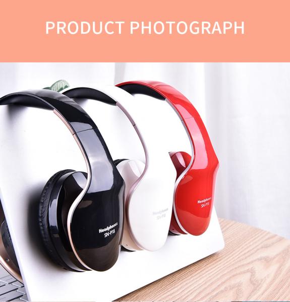 400mAH USB Wireless Bluetooth Headset , Foldable Stereo Headphone Earphones MP3 With Mic