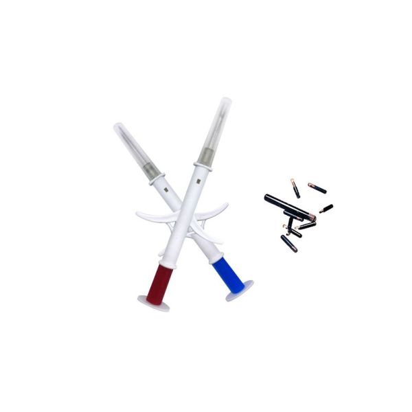 ISO11784/85 Rfid Injectable Microchips Syringe With 15 Digits Unique Number