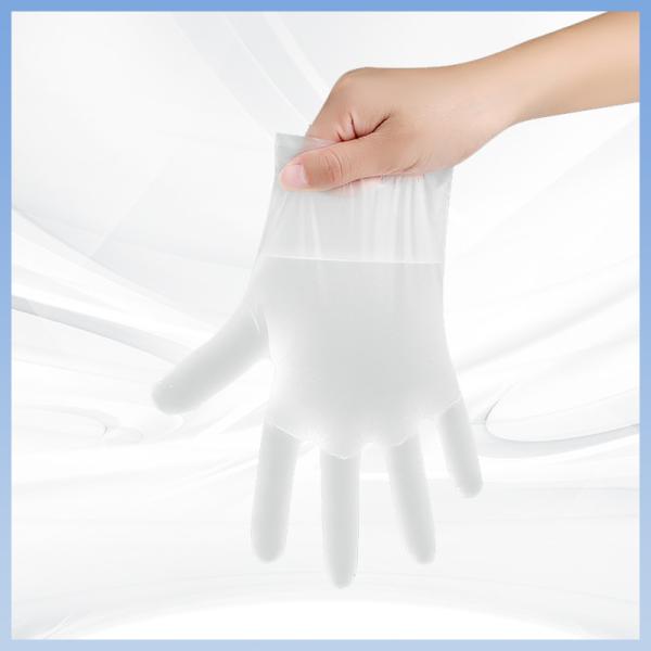 Do alimento descartável transparente das luvas do TPE do CE luvas seguras descartáveis