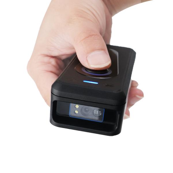 IP52 Portable Bluetooth Scanner Black / White Handheld QR Code Scanner