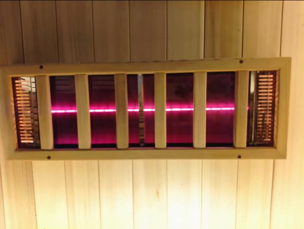 Luxury 1 Person Far Infrared Sauna Wood Modern Full Spectrum Heater