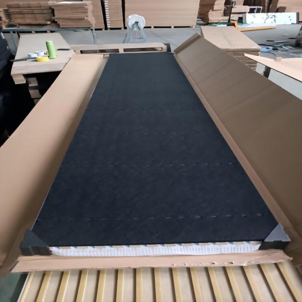 Factory Customized Internal Decorative Slat Wood And Pet Wall Slat Acoustic Wooden Polyester Panel For Stadium
