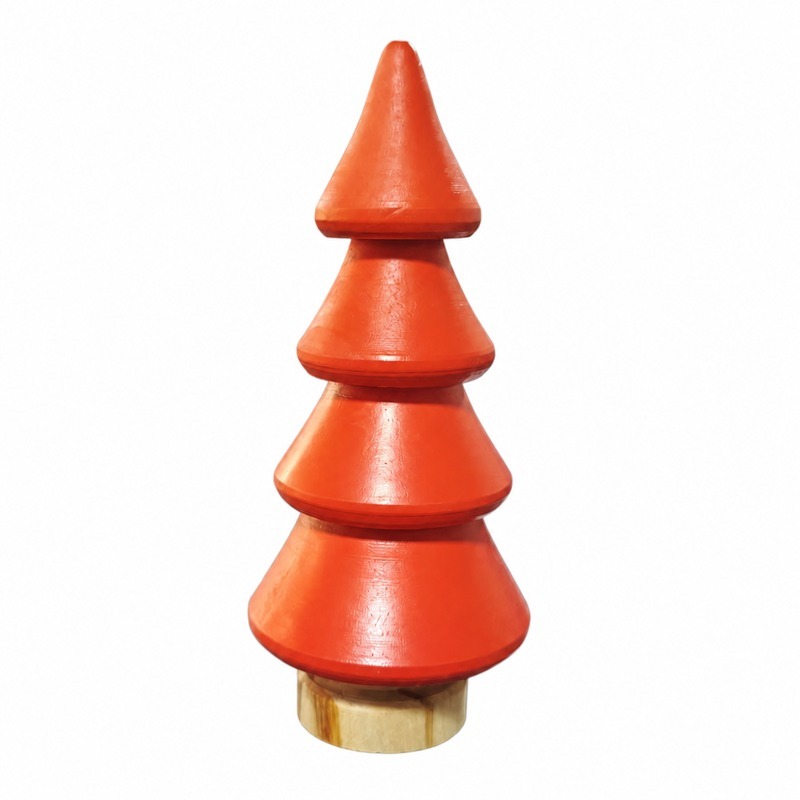 Colorful Wooden Christmas Tree Table Decoration Model 287