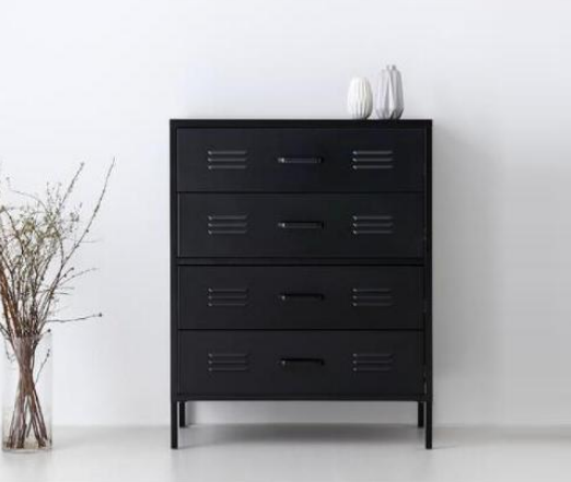 2 Door Metal Locker Storage Cabinet Knocked Down