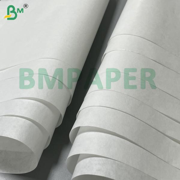 45g 40cm Papel Kraft Blanco Liso Glaseado a Máquina en Rollo