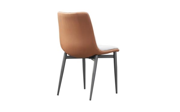 PU Fabric Metal Base Dining Table And Chair Sets Rust Resistance