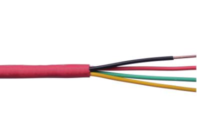 16AWG 4 Cores Solid Shielded FPLP  Fire Alarm Cable Plenum-Rated PVC Jacket