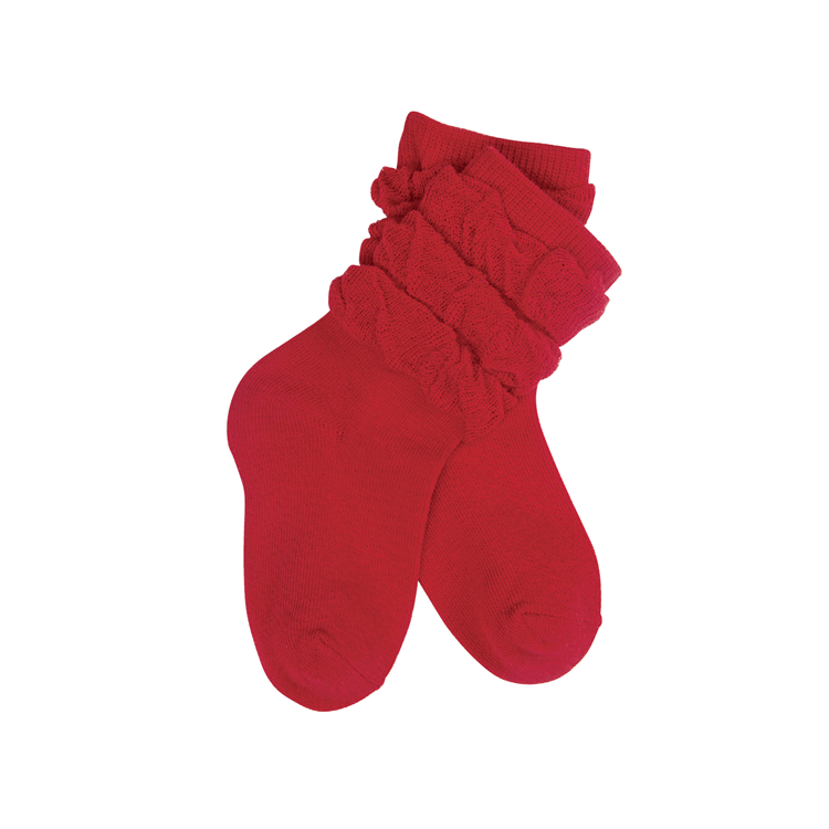 Pattern Solid Breathable Winter Infant Children Girl Thermal Lace Non Slip Socks For Baby