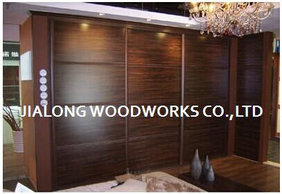 Black Quarter Cut Sliced Veneer Macassar Ebony Veneer For Furniture