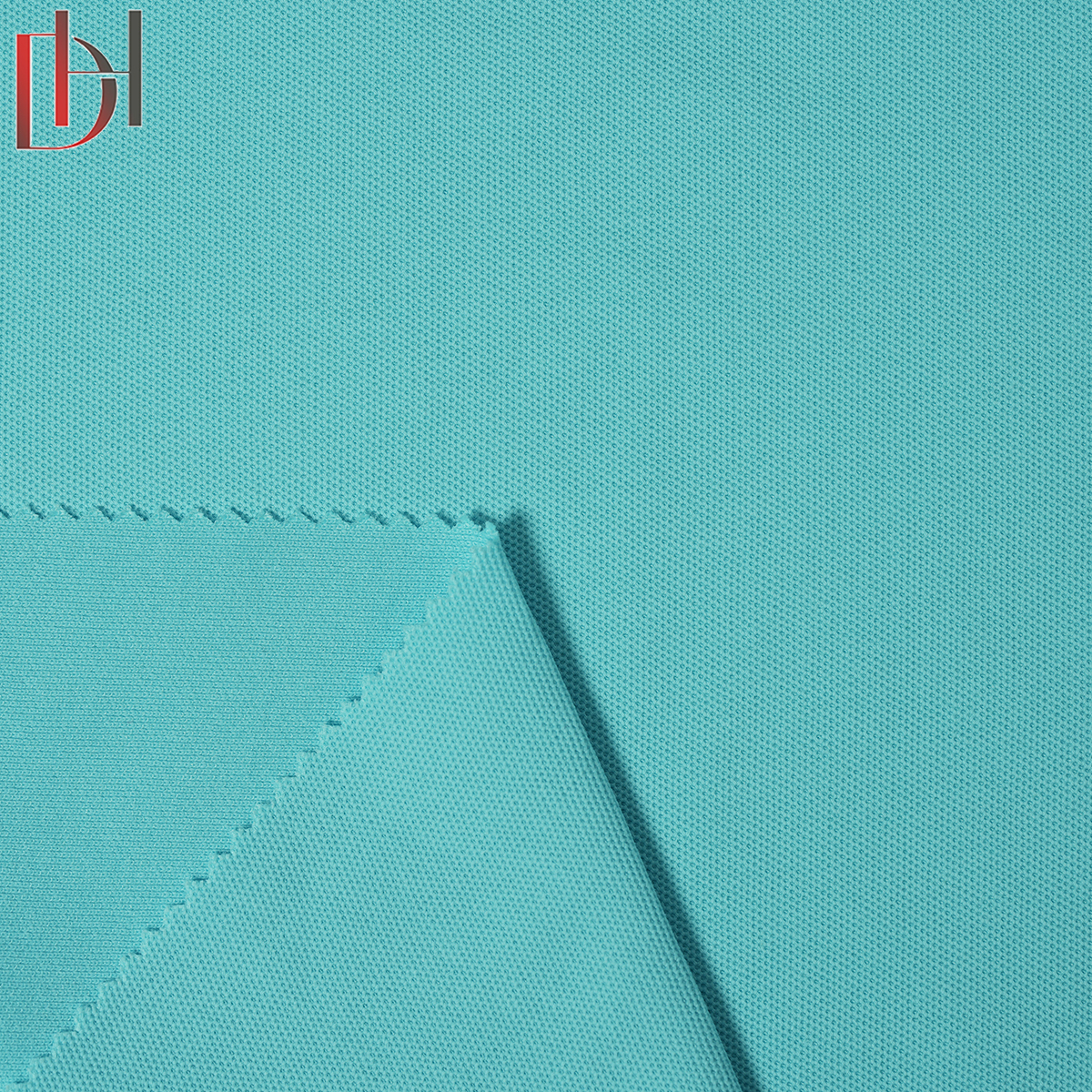 Wholesale Breathable Double Pique Fabric 63% Cotton 37% Polyester 210gsm For Garment Factories