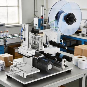 Manual Semi Automatic Desktop Labeler Machine Applicator Equipment Adjustable