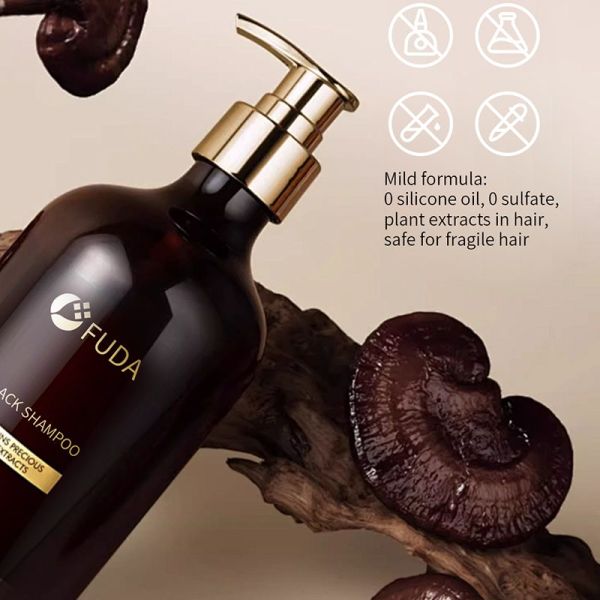 Lingzhi Platycladus Orientalis Extract Anti Hair Loss Shampoo For Dandruff