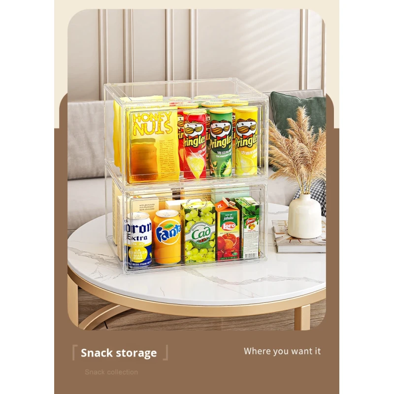 Large Capacity Transparent Plastic Shoe Box with Hard Case Modern Design Magnetic Suction Front Side Opening for Storage