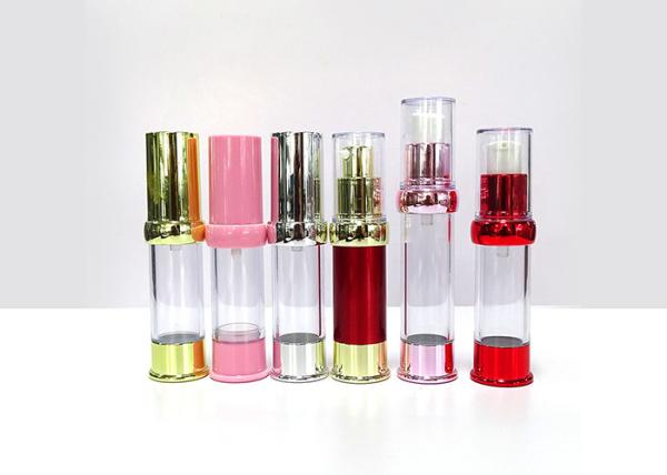 5ml Essential Oil Clear Airless Pump Bottles Cosmetic Packaging Refillable