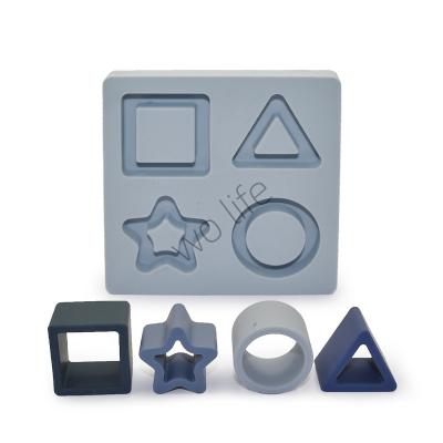 Pantone Color Baby Toddler Toy 4 Shape Pieces Shape Sorter