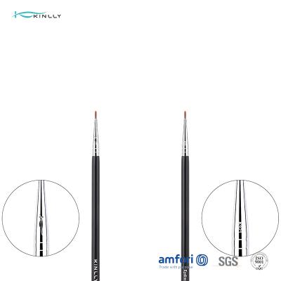OEM ODM Wooden handle Eye Liner Brush Black or Customized color