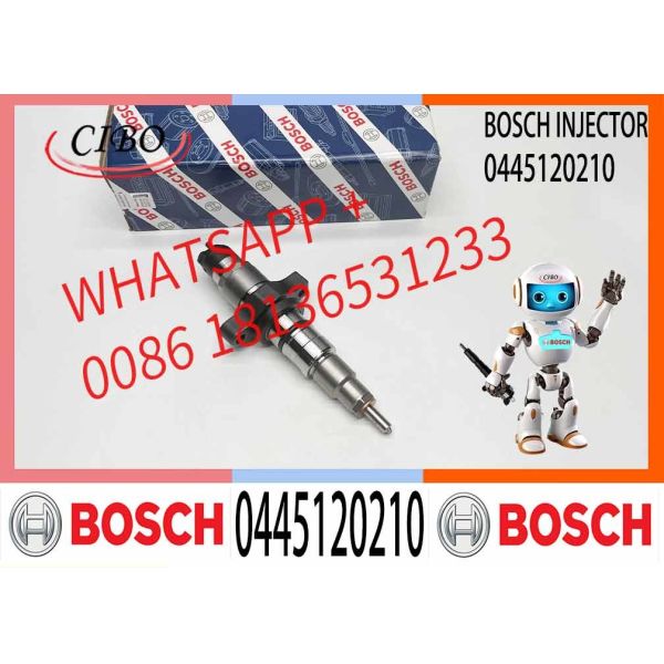0445120210 Fuel Injector 0986435503 Diesel Injection 0445120210 Common Rail Injector 0 445 120 210 For Ford