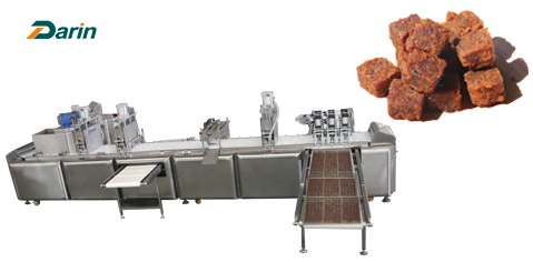 les matrices de viande de chien 400kg/hr traitent former l'écran tactile de PLC de machine