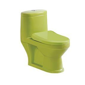 Ensemble de toilettes en céramique pour enfants à sol allongé monté