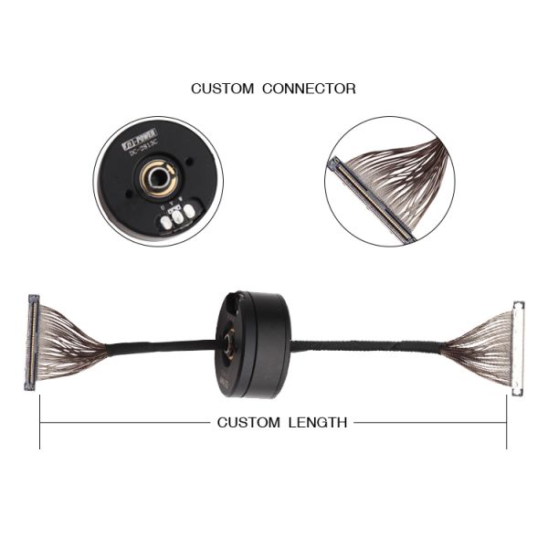 0.4mm Pitch 50p Ipex Micro Coax Cable Hrs DF36A-50S-0.4V Connector