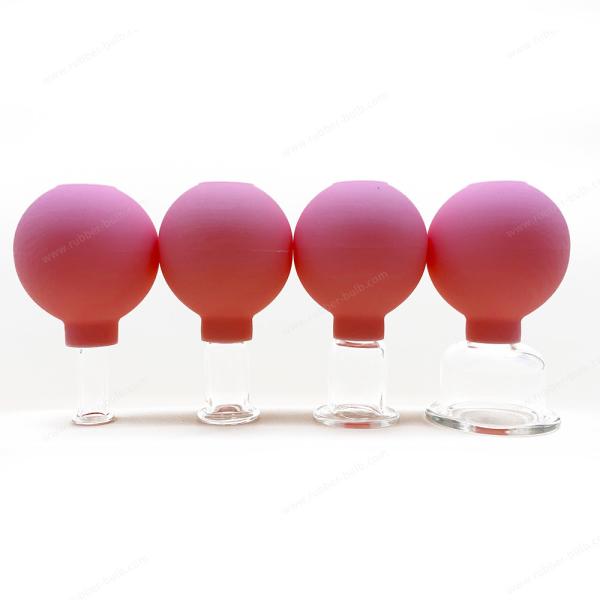 4 Pcs Medical Vacuum Silicone Massage Cup 15mm 25mm 35mm 55mm