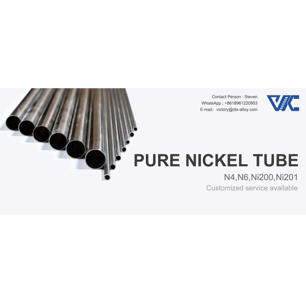 Маленький Moq N4 N6 Ni200 Ni201 Бесшовные трубы из чистого никеля Цена на продажу