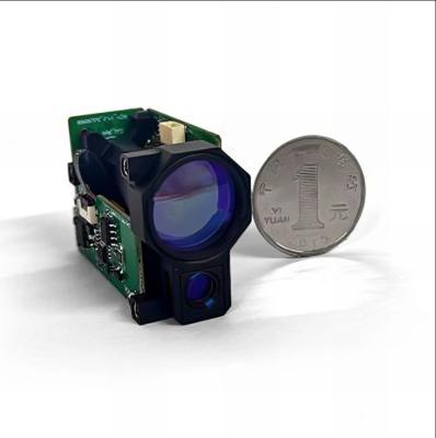 Módulo de detecção de distância a laser,módulo de detecção de distância a laser de 1535 nm,fornecimento de energia dc,distância do laser,divergência do feixe,tamanho do alvo: 2,3×2,3 m, reflectância 30%, visibilidade ≥12 km