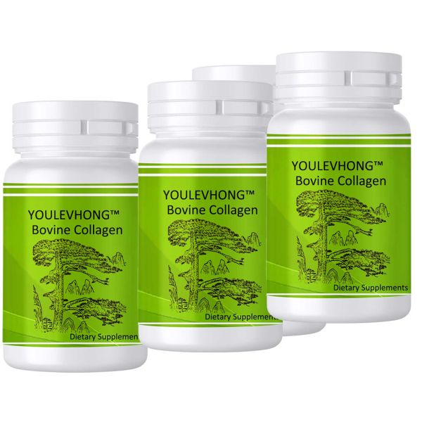 Health Hair And Bones 70-Calorie Unflavored Gluten Free Bovine Collagen Supplement (Types I / III Tested)  Gluten Free And Non-GMO