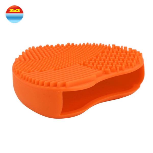 Custom Logo Small Volume Mini Silicone Facial Brush , Easily Hold Silicone Pore Cleanser
