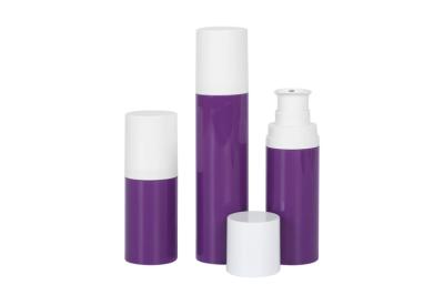 Garrafas mal ventiladas plásticas 50ml 75ml 120ml do cosmético dos PP com a bomba mal ventilada para cuidados com a pele