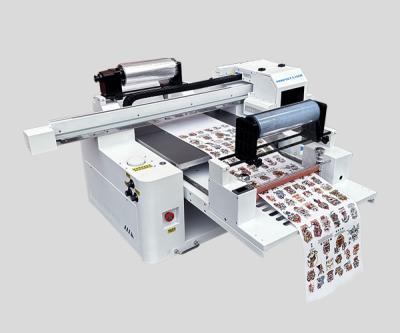 Small Three-nozzle Acrylic Plastic Crystal Label Roll to Roll UV Flatbed Integrated Printing Machine