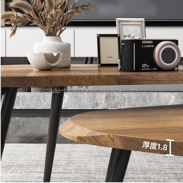 Nordic Modern Wooden Coffee Table for Small Living Room Furniture Functional and Durable