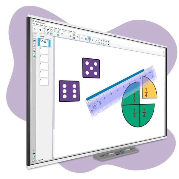 83 Inch 4K Resolution Smart Interactive Whiteboard with Infrared Touch for Education and Business