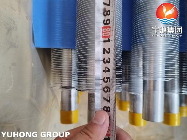L Type Wound Finned Tube ASME SA249 TP316L With Al1100 For Air Cooler