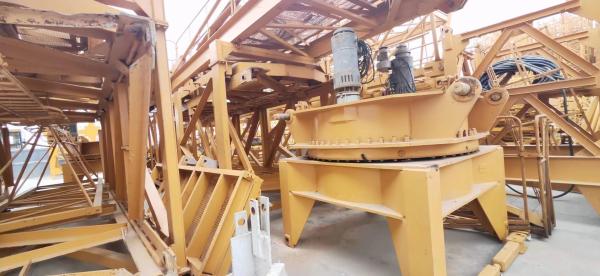 50 T de charge maximale utilisée grue de tour en parfait état de fonctionnement pour les grands chantiers de construction