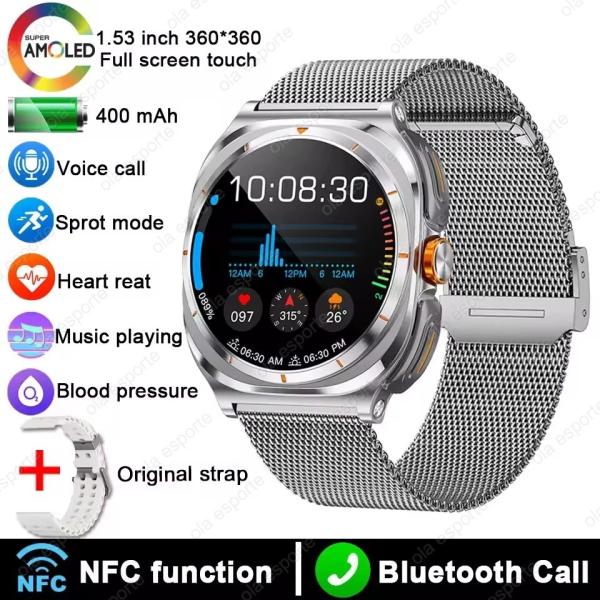 TWS Smart Watch Durable Alloy PC Material IP67 Waterproof Full Touch Screen GT98
