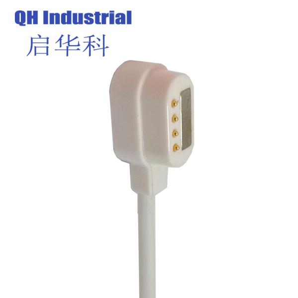 4Pin Republic Of Korea magnetic laptop power connector wearable charger cable with pogo pin